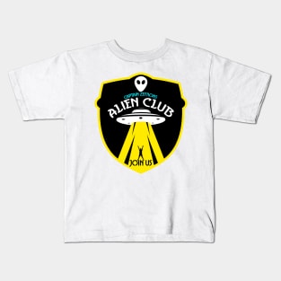 Captain Zefron's Alien Club Kids T-Shirt